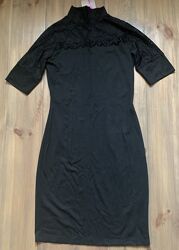Маленькое черное платье футляр Турция р. M