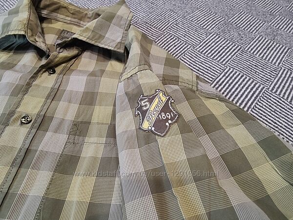 Фирменная мужская рубашка TCM в идеале,  р. XL  р.52