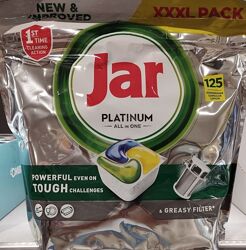 Jar platinum all in 1 таблетки для посудомийної машини, 125 шт. Італія