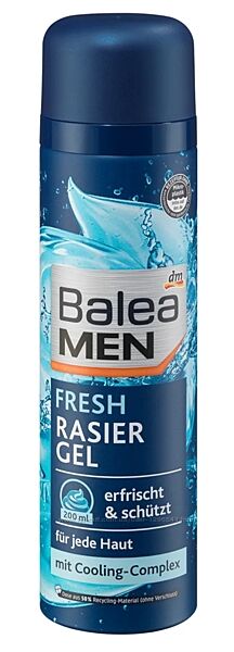 Гель для гоління Balea Men Fresh, 200 ml