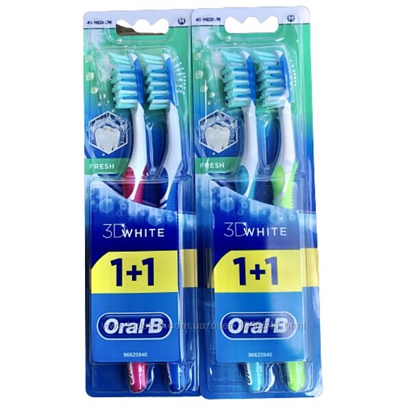 Зубна щітка Oral-B 3d White Fresh - 2 шт