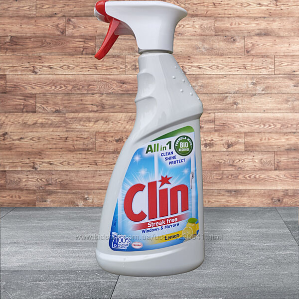 Засіб для миття скла CLIN lemon, 500 ml