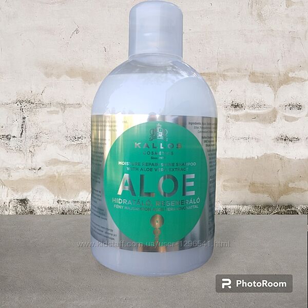 Шампунь Kallos Cosmetics Aloe Vera Full Repair Shampoo 1000 ml