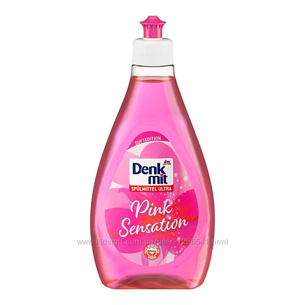 Рідина для миття посуду DENKMIT Splmittel ultra Pink Sensation 500 мл