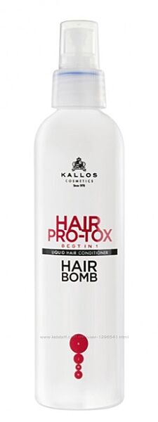 Кондиціонер для волосся Kallos  Hair Pro-Tox Hair Bomb, 200 ml