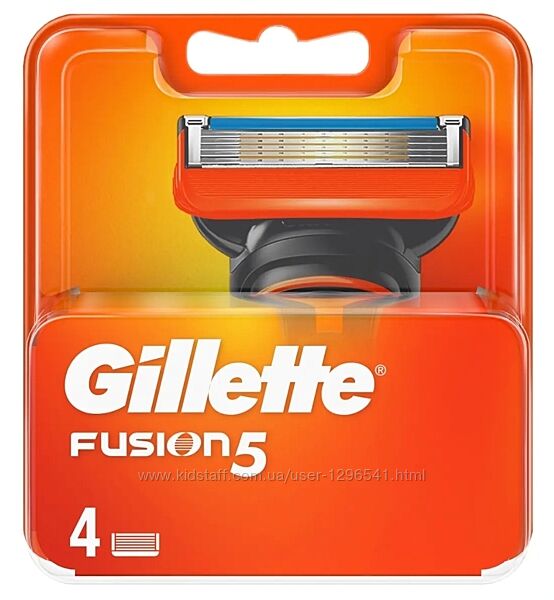 Змінні касети для гоління Gillette Fusion 5, 4 шт