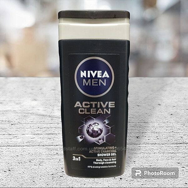 Гель для душу NIVEA Men Active Clean, 250 ml