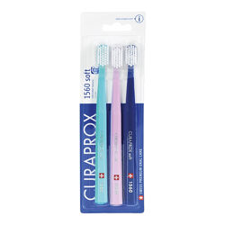 Набір зубних щіток Curaprox 1560 Soft 3 шт