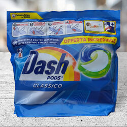 Капсули для прання універсальної білизни Dash  Classico 3in1, 64шт