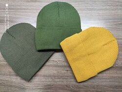 Шапка молодіжна на флісі рубчик.