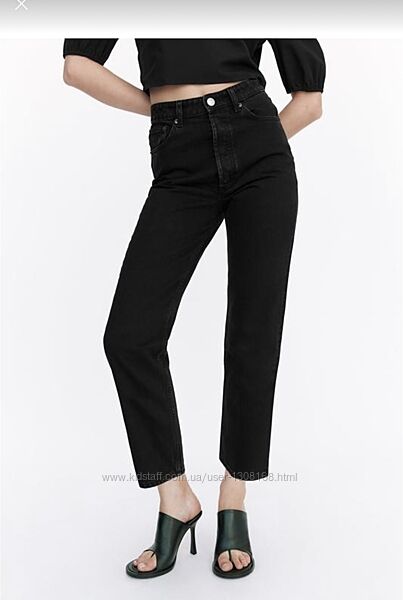 Прямі джинси Zara straight, розмір 34/36
