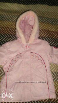 курточка розовая