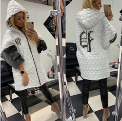 Стильная белая женская куртка Paparazzi Fashion