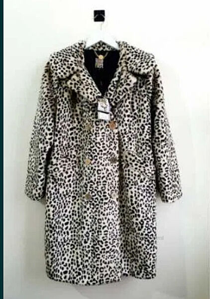 Леопардовое стильное женское пальто BIBA /Великобритания/