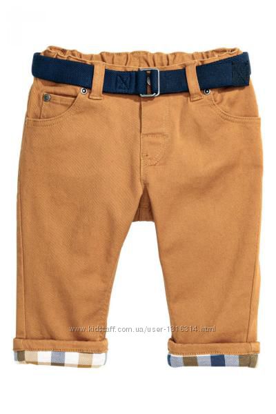 Оригинальные брюки от бренда H&M разм. 68, 80