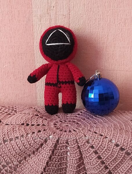 Солдат  вязаный хенд мейд