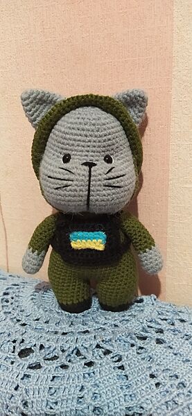 Котик ЗСУ хенд мейд 