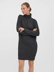 Теплое платье туника vero moda оверсайз