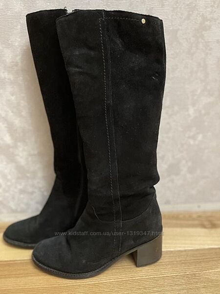 Длинные демисезонные сапоги next