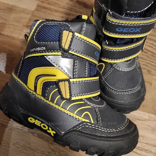 Зимние ботинки Geox 22 размер, 14 см. Джеокс сапоги сапожки