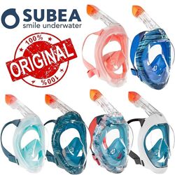 Полнолицевая маска для плавания, сноркелинга SUBEA EASYBREATH, Франция