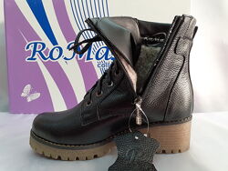 Хит продажКомфортные зимние ботинки на молнии и шнурках Romax 36-43р.
