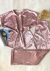 Жіночий велюровий комплект, оксамит. Бархатный костюм