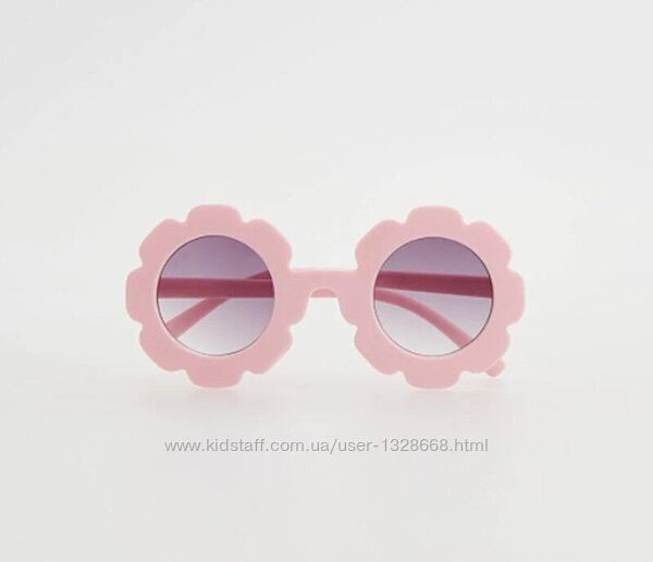  Сонцезахисні рожеві окуляри для дівчинки, форма квітки, reserved