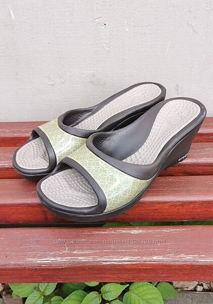 Шлепанцы кроксы сабо Crocs W 6 стелька 23 см