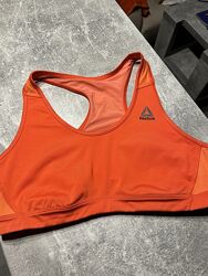 Топ спортивный reebok оранжевый 