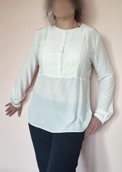 Розкішна базова шовкова блуза Caliban, 100 шовк, Італія оригінал