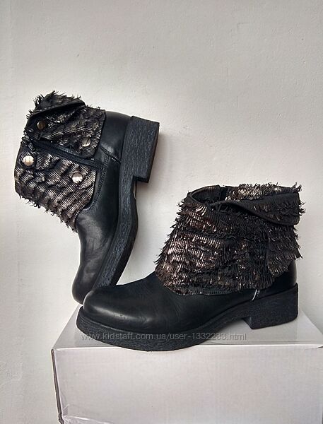 Стильные кожаные ботинки полусапоги Metisse, оригинал Италия
