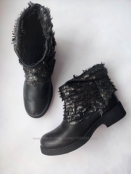 Стильные кожаные ботинки полусапоги Metisse, оригинал Италия