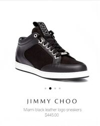 Шкіряні брендові кросівки кеди Jimmy Choo Miami, Італія
