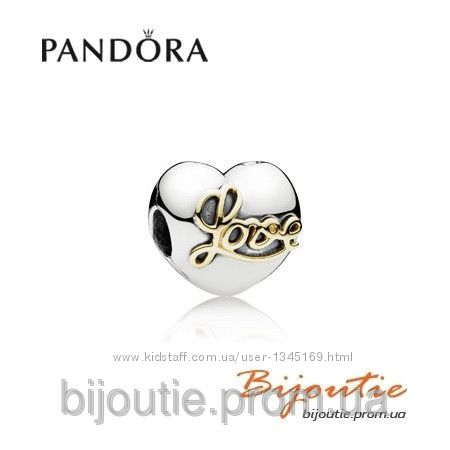 Pandora шарм-клипса сердце любви 791735 серебро 925 Пандора оригинал