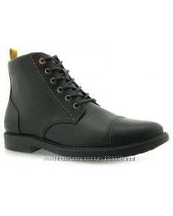 Шкіряні черевики Clarks Boys Zayne Smooth Black Leather
