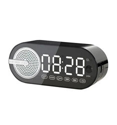 Годинник/Bluetooth-Колонка/Будильник/FM-радіо. З акумулятором.