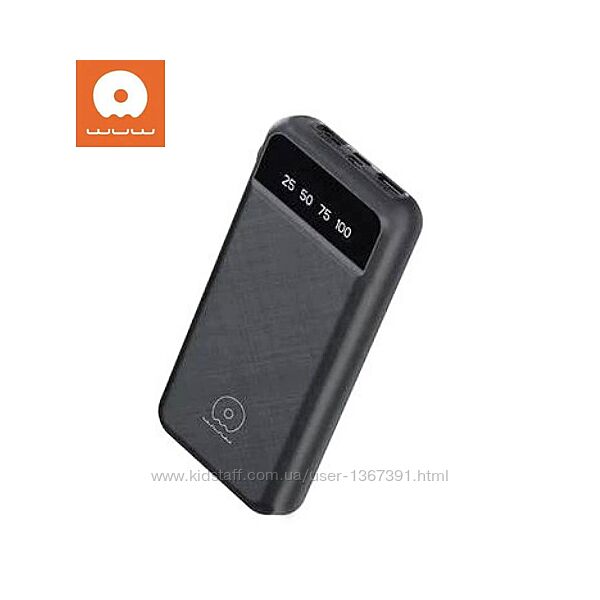 Павербанк 20000mAh WUW Y111 2USBMicroType-C. Power Bank
