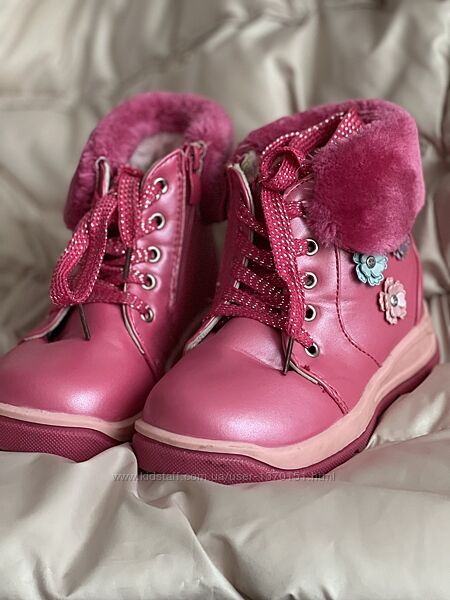 Зимові черевики чоботи для дівчинки