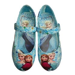 Шикарные лаковые туфельки балетки серии Frozen Холодное сердце Эльза Анна.