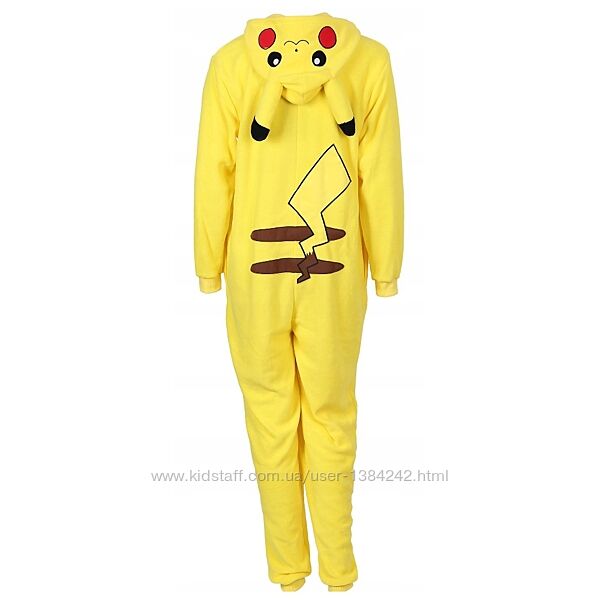 Флисовая пижама кигуруми Покемон Пикачу Pokemon Pikachu Love To Lounge.