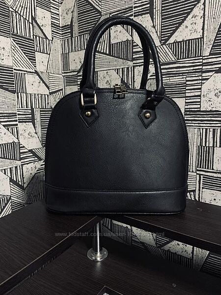 Элегантная чёрная дамская сумка Black O Bag.