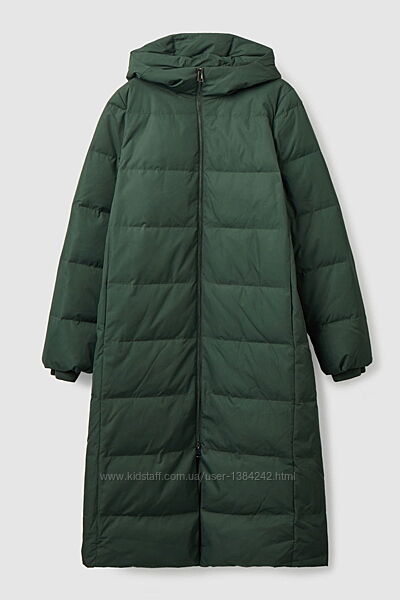 Невесомый пуффер пуховик пух перо COS Puffer ReDown Original.