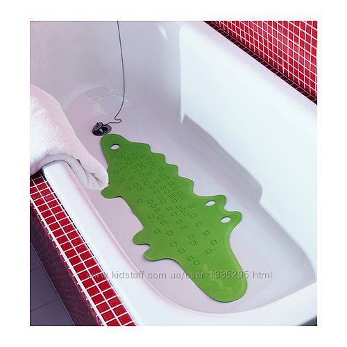 ikea Patrull Гумовий килимок для ванни Крокодил від икеа