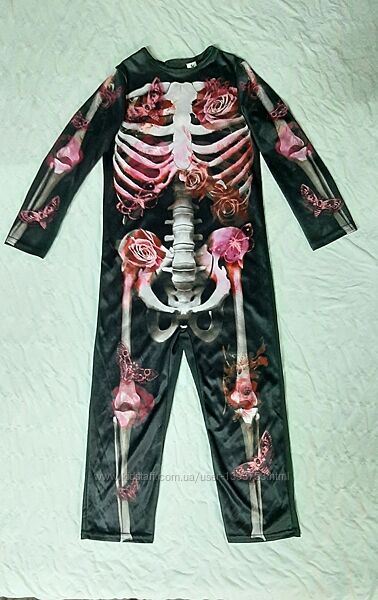 Карнавальный новогодний костюм Скелет на Хеллоуин 