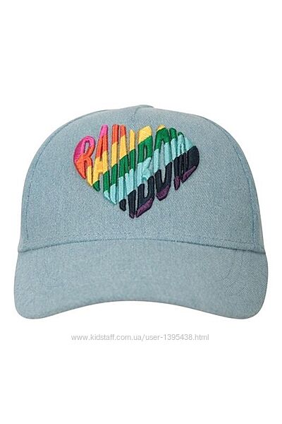 Бейсболка бавовняна принт серце mountain warehouse 8-12 років