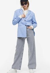 Широкі джинси гарного сірого кольору H&M 36