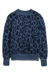 Свитер-пуловер брендовый шерстяной H&M