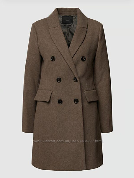 Нове шикарне жіночне пальто з вовною у складі