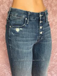 Люксовые на пуговицах тянущиеся джинсы MOTHER оригинал США 